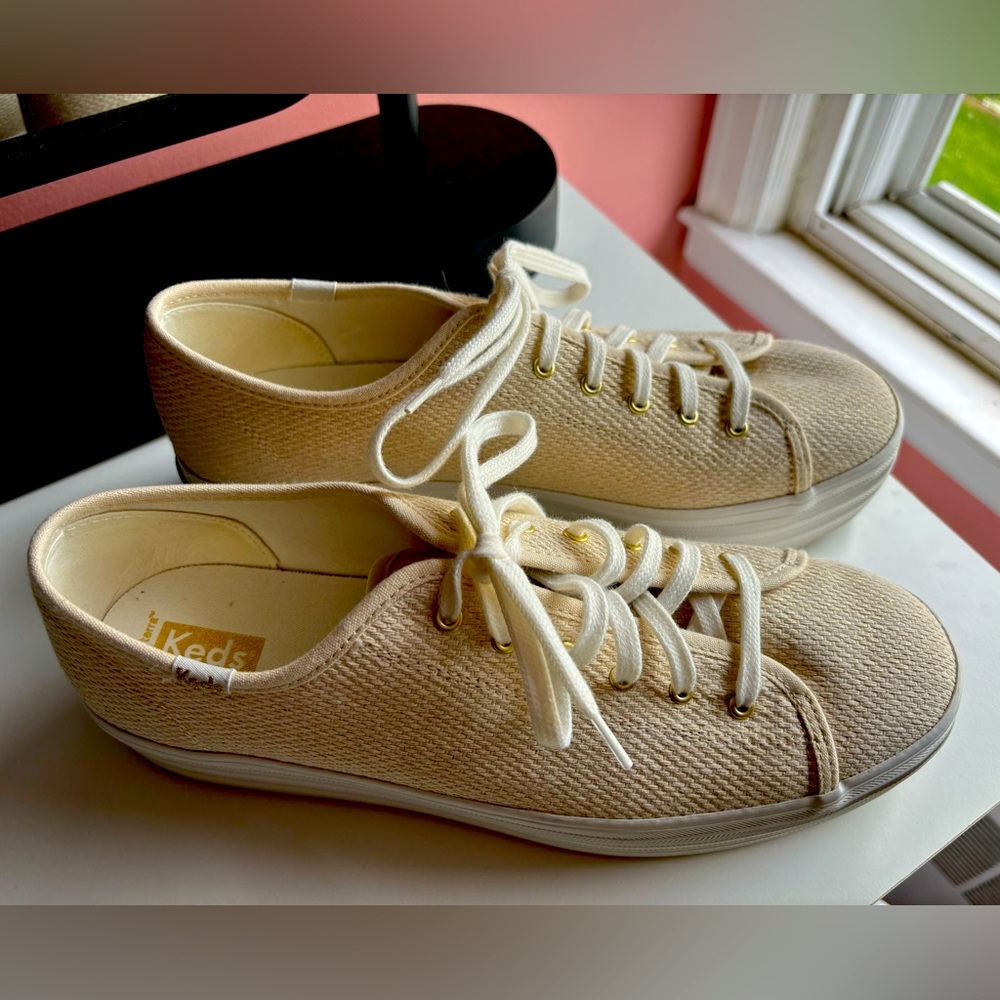 Keds Woven platforms